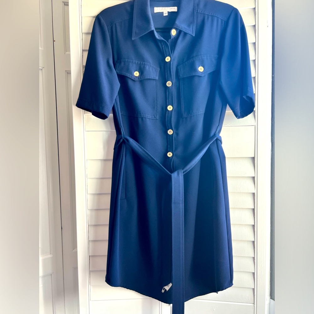Trina Turk Navy Dress Medium M